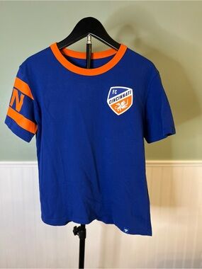 Fanatics FC Cincinnati Blue and Orange Short Sleeve Jersey